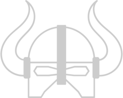 capacete viking vetor