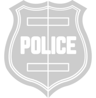 distintivo de polícia vetor