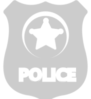 distintivo de polícia vetor