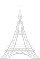 Paris eiffel torre simples ícone esboço vetor