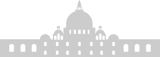 Roma st. de Pedro basílica vetor