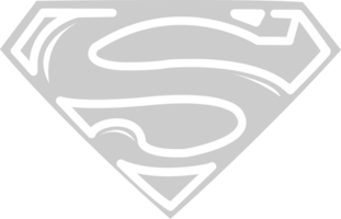 logotipo do super-homem vetor