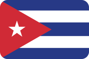 bandeira de cuba vetor