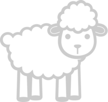 Fazenda animal ovelha vetor