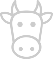 vaca animal de fazenda vetor