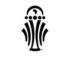 pode marfim costa 2023 logotipo Preto africano copo do nações futebol Projeto vetor