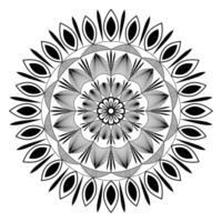 luxo mandala decorativo volta enfeite pode estar usava para Ramadã padronizar flor simples arte, indiano puja alpona, cumprimento cartão, telefone caso imprimir, etc vetor