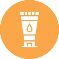 design de ícone criativo de hidratante vetor