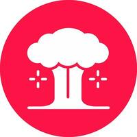 nuclear explosão criativo ícone Projeto vetor