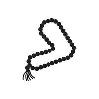 oração miçangas ícone vetor ilustração logotipo Projeto