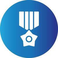 design de ícone criativo de medalha vetor