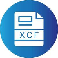 xcf criativo ícone Projeto vetor