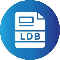 ldb criativo ícone Projeto vetor