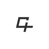 letras do alfabeto iniciais monograma logotipo xc, cx, x e c vetor