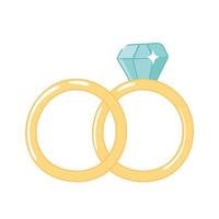 elegância dos anéis de casamento