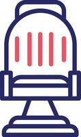 ícone de vetor de cadeira de barbeiro