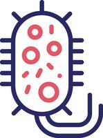ícone de vetor de bactérias