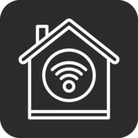 casa Wi-fi vetor ícone