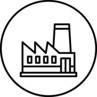 ícone de vetor de fábrica