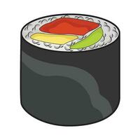 ilustração do Sushi vetor