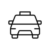 Táxi ícone símbolo vetor modelo