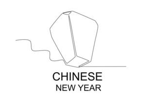 vários alimentos em chinês Novo ano vetor