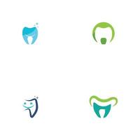 ilustração em vetor modelo logotipo dental