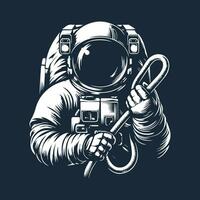 astronauta isolado vetor ilustração