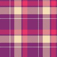 escocês tartan padronizar. tabuleiro de damas padronizar modelo para Projeto ornamento. desatado tecido textura. vetor