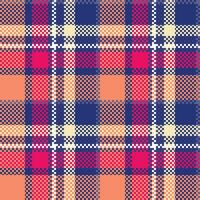 escocês tartan padronizar. verificador padronizar modelo para Projeto ornamento. desatado tecido textura. vetor