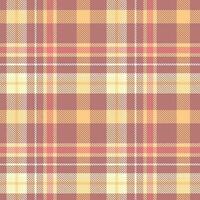 tartan xadrez desatado padronizar. tecido de algodão padrões. modelo para Projeto ornamento. desatado tecido textura. vetor ilustração