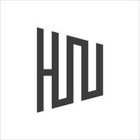 inicial carta wh logotipo ou hw logotipo vetor Projeto modelo