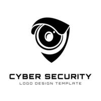 ilustração vetor gráfico logotipo Projeto do escudo e cctv Câmera. adequado para cyber segurança Serviços.