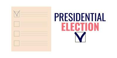 presidencial eleições votação para a cabeça país vetor