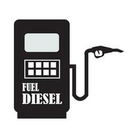 combustível diesel ícone logotipo vetor Projeto modelo