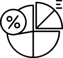 ícone de vetor de porcentagem