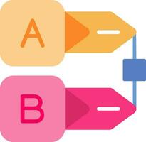 ícone de vetor de diagrama