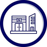 ícone de vetor de prédio de escritórios