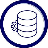 ícone de vetor de data warehouse