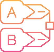 ícone de vetor de diagrama