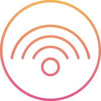 ícone de vetor de sinal wifi