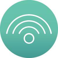 ícone de vetor de sinal wifi