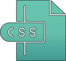 ícone de vetor de arquivo css