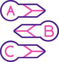 ícone de vetor de diagrama