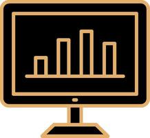 ícone de vetor de estatísticas