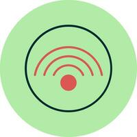 ícone de vetor de sinal wifi