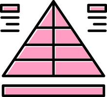 pirâmide vetor ícone