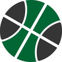 design de ícone criativo de basquete vetor