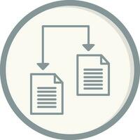 ícone de vetor de compartilhamento de arquivos