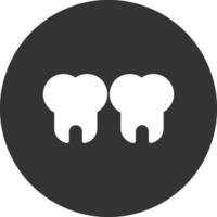 dentes criativo ícone Projeto vetor